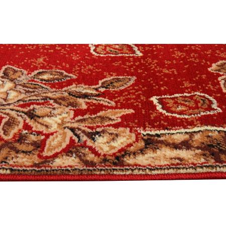Covor clasic Gold 303/22, polipropilena BCF, rosu, 50 x 80 cm