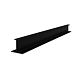Profil H NLB, aluminiu, negru, 3 m