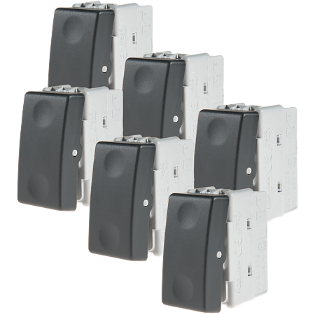 Intrerupator cap scara System, Gewiss GW21576, 1M, negru