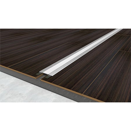 Profil de trecere fara diferenta de nivel Set S04, autoadeziv, plat, aluminiu, 38 mm, 2,7m