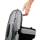 Ventilator de birou Black + Decker, 40 W, 3 trepte, plastic, negru, 50 x 40 cm