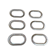Set Bride PVC gri, cu capse ovale, 70 x 34 x 43 mm Set Bride PVC gri, cu capse ovale, 70 x 34 x 43 mm