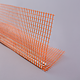 Profil de colt din PVC Pro Feel cu plasa de armare din fibra de sticla, 100 x 100 x 2500 mm