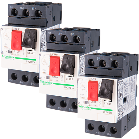 Intrerupator automat motor TeSys GV2 ,3P, Schneider GV2ME14AP, 6-10A