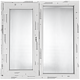 Fereastra PVC 4 camere, alb, 100x100 cm (LxH), stanga