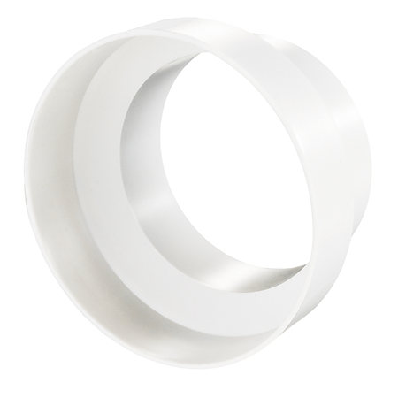 Reductie circulara Vents, PVC, alb, diametru 125/150 mm