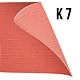 Rulou textil translucid Romance Clemfix Colors K7, 72.5 x 160 cm, portocaliu inchis