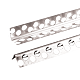 Profil de colt din aluminiu, pentru gips-carton, perforat, 3000 x 19 x 19 mm