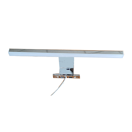 Oglinda cu dulap baie Badenmob Seria 286, cu iluminare, PAL, alb, 3 usi, 6 polite, 100 x 14.5 x 68 cm