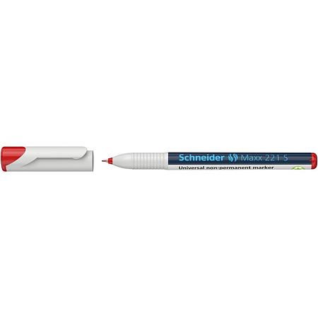 Marker nepermanent Schneider OHP 221, rosu, 0.4 mm