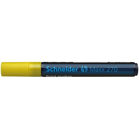 Marker cu vopsea Schneider 270, 1-3 mm, galben