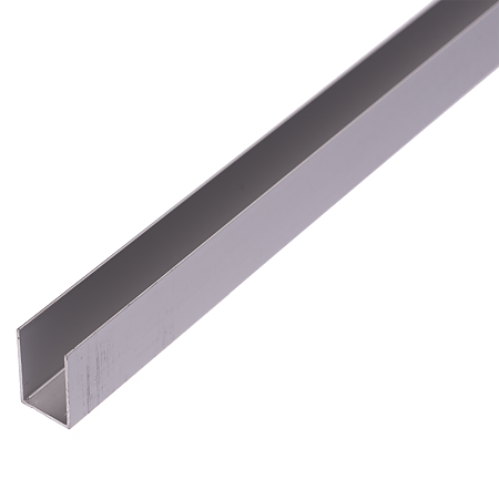 Profil din aluminiu tip U, 12 x 18 x 0,7 mm , 1 m