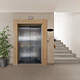 Gresie interior/exterior Cesarom Breccia, portelanata, rectificata, maro, mat, decor beton, clasa aderenta R10, PEI 4, 60 x 30 cm