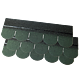 Sindrila bituminoasa forma solzi, verde, 3mp/pachet 