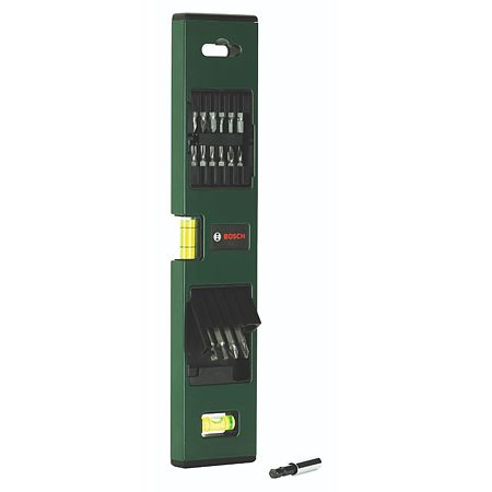 Set nivela si accesorii Bosch X-Line, 17 bucati