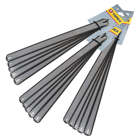 Lama bomfaier Topex, pentru metal, otel, 300 x 25 mm, 5 bucati