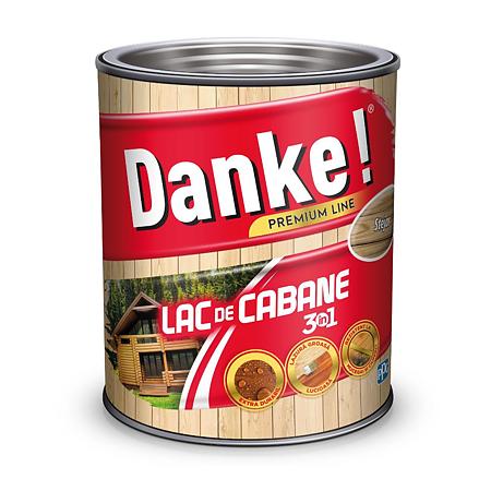 Lac pentru cabane 3 in 1, Danke, stejar, interior/exterior, 2.5 l