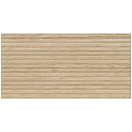 Gresie portelanata exterior/interior KAI Tilia beige, rectificata, structurata, mat, decor lemn, bej, 60 x 120 cm