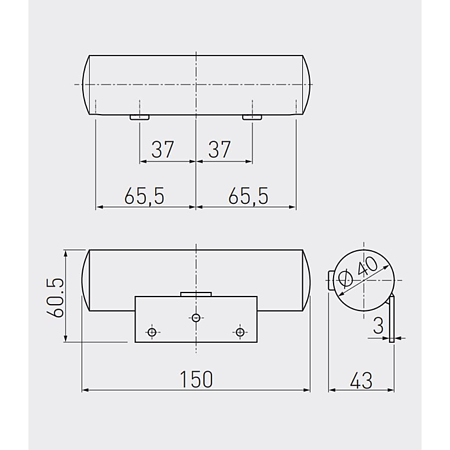 Picior Bahia pentru canapea, otel si plastic, cromat, H 43 mm Picior Bahia pentru canapea, otel si plastic, cromat, H 43 mm