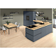 Parchet laminat 10 mm Egger NatureSense Aqua Stejar Baronia nisip EL2133, nuanta inchisa, clasa de trafic 32, Aqua CLIC it! , 1292 x 193 mm