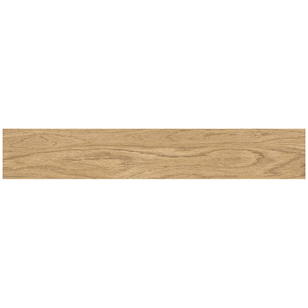 Gresie portelanata exterior/interior KAI Tilia brown, rectificata, mat, decor parchet, maro, 20 x 120 cm