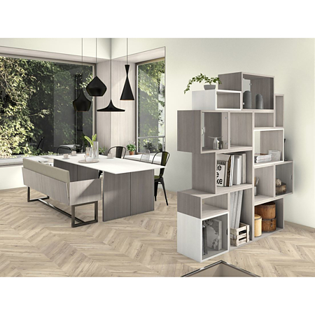 Pal melaminat Egger, Fineline gri mediu H3197 ST19, 2800 x 2070 x 18 mm