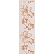 Brau pentru faianta Kai Ceramics Allegria, finisaj lucios, aspect floral, bej, 6 x 20 cm