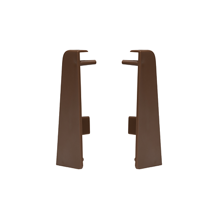 Set terminatie plinta parchet stanga/dreapta Set, stejar auriu, MDF, 60 x 19 mm, 4 bucati/set