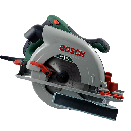 Fierastrau circular electric Bosch Pks 55, inclinare 0-45°, 1200W, 5600 rpm