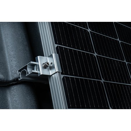 Kit prindere panouri fotovoltaice, otel galvanizat, 3 piese Kit prindere panouri fotovoltaice, otel galvanizat, 3 piese