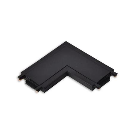 Conector in L Track Light KL182018, 90 de grade, pentru sina magnetica, 48V DC, IP20, negru