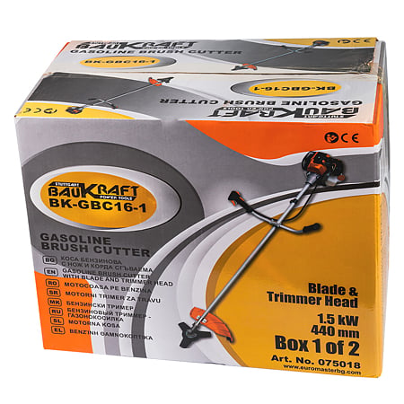 Motocoasa pe benzina Baukraft BK-GBC16-1, 1500W, 1.6 l