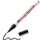 Marker permanent Edding 8055, cu vopsea, corp metalic, varf rotund, 1-2 mm, negru