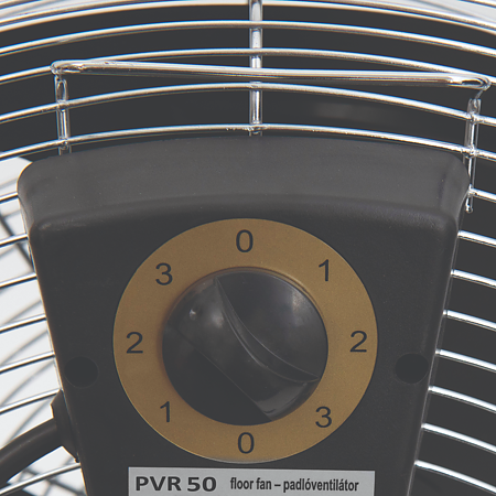 Ventilator de podea Home, 120W, 3 trepte, metal, crom, 50 cm Ventilator de podea Home, 120W, 3 trepte, metal, crom, 50 cm