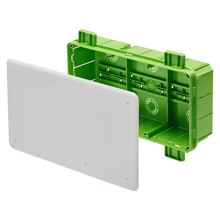 Doza legatura Gewiss GW48007PM, technopolimer, verde, 294 x 152 x 75 mm 