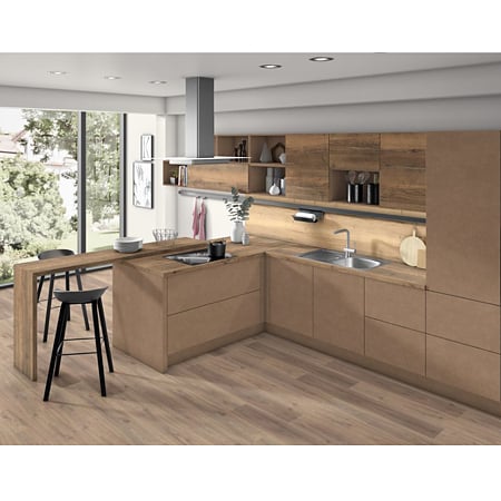 Placa antistropi Egger H1180 ST37 / W908 ST37, stejar Halifax natur / alb Creta , 2 fete, 4100 x 640 x 8 mm