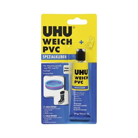 Adeziv pentru lipirea PVC-ului moale, UHU Soft PVC, 30 g
