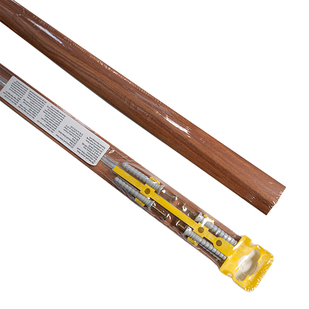 Profil de dilatatie din aluminiu SM1Decora nuc auriu, 93 cm
