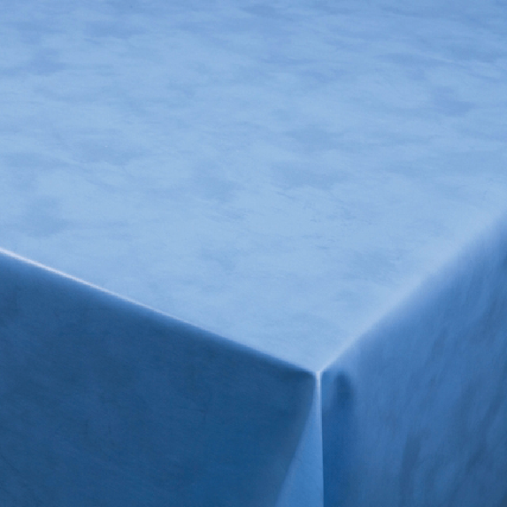 Fata de masa, model uni, pvc, bleu, 140 cm 140
