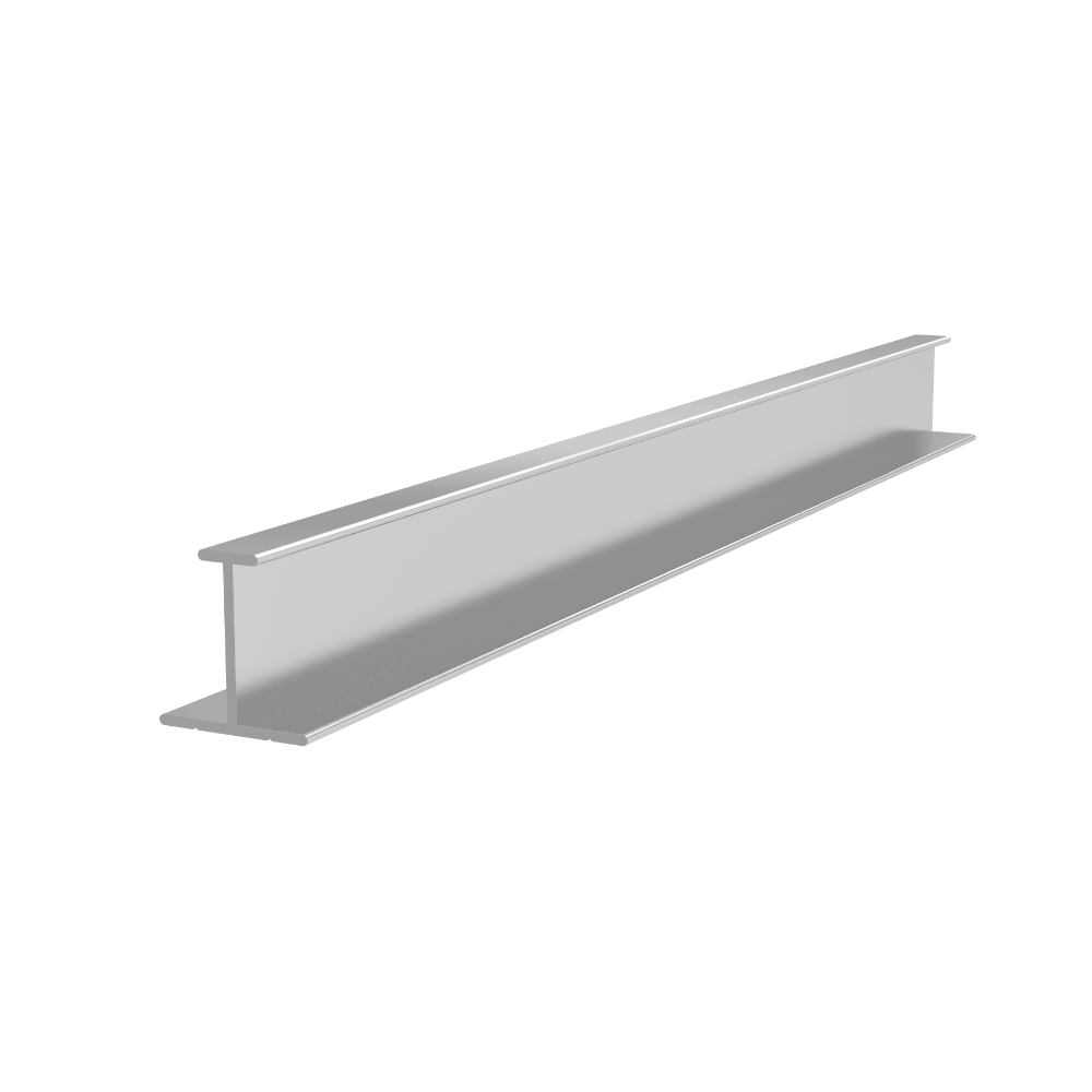 Profil aluminiu inegal ER 6346 H, anodizat mat, 3 m Accesorii