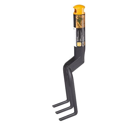 Cultivator solid Fiskars, poliamida & fibra de sticla, negru & galben, 3 dinti Cultivator solid Fiskars, poliamida & fibra de sticla, negru & galben, 3 dinti