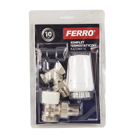 Set termostatic coltar Ferro ZTM08, 1/2 inch x 1/2 inch