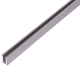 Profil din aluminiu tip U,  8 x 12 x 2 mm, 1 m