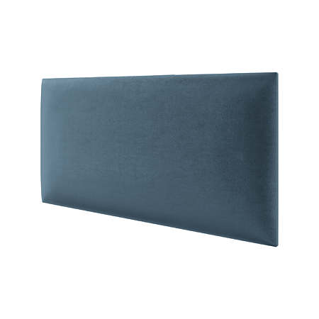 Panou decorativ tapitat, Simple R74, albastru, dreptunghi, 600 x 300 x 37 mm