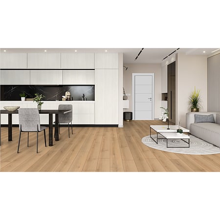 Parchet laminat 12 mm Kastamonu FXL019 Canyon Oak, nuanta medie, lemn stejar, clasa de trafic 33, click, 1202 x 195 mm