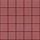 Pavele Elis P3, patrat, rosu, 20 x 20 x 6 cm