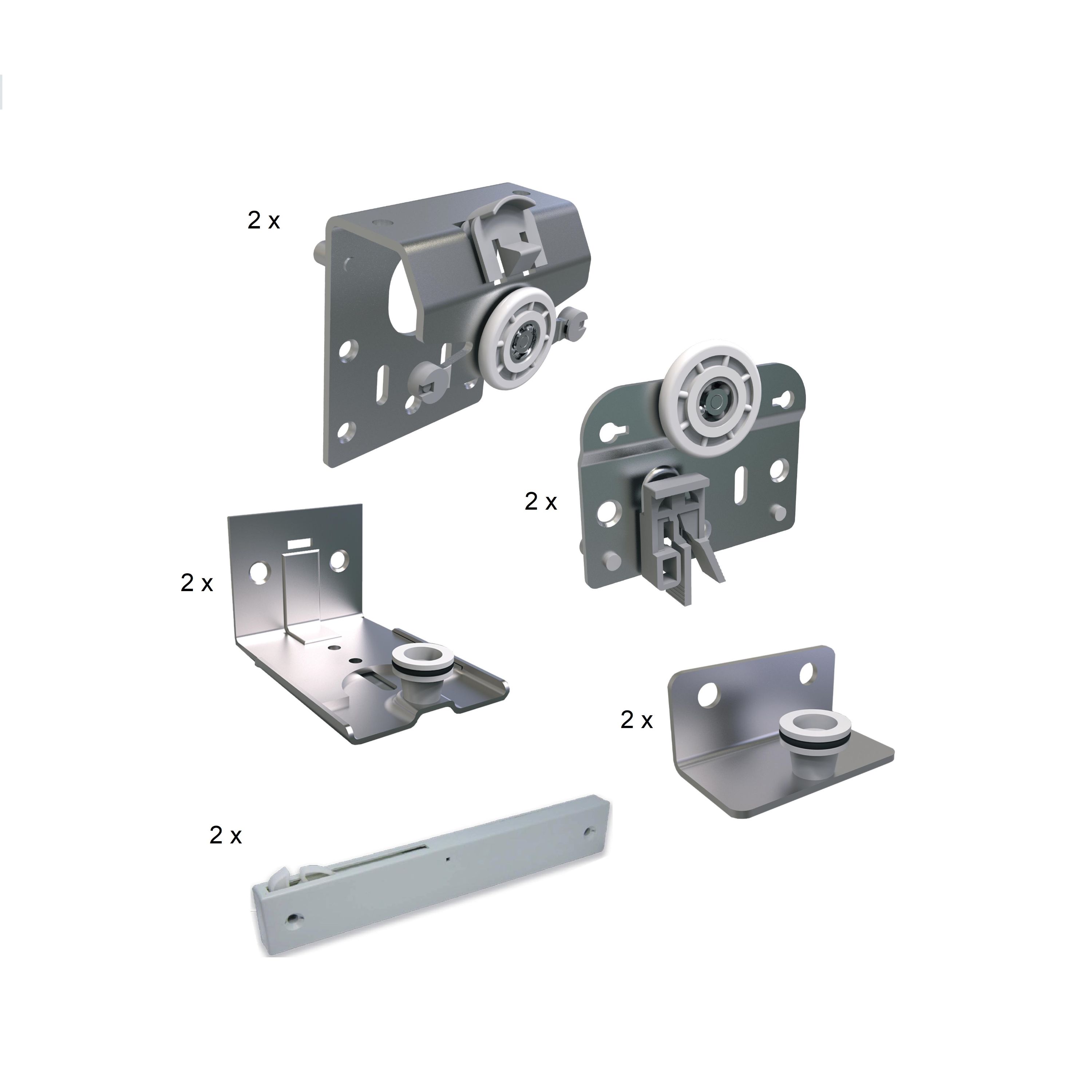 Sistem de glisare SDS 9300, incarcare 60 kg, rulare sus