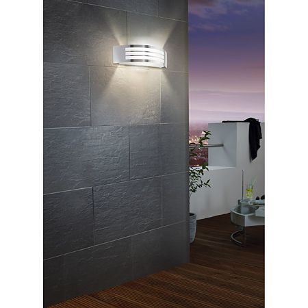 Aplica exterior Leiros, otel inoxidabil, 1xE27 Halogen