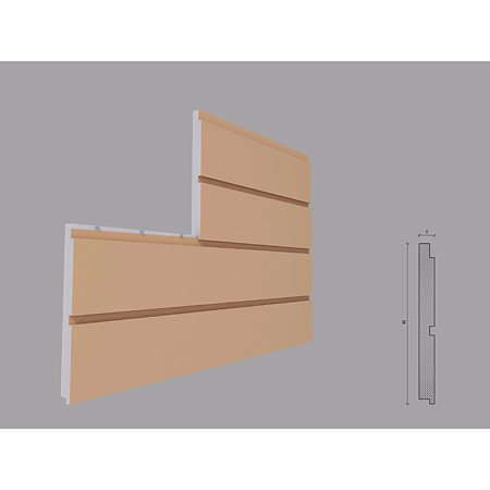 Termosistem decorativ FPTD05, polistiren, 500 x 100 x 2000 mm