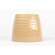 Masca ghiveci Harplast Silvia, plastic, cappucino, diametru 15 cm, 12.7 cm